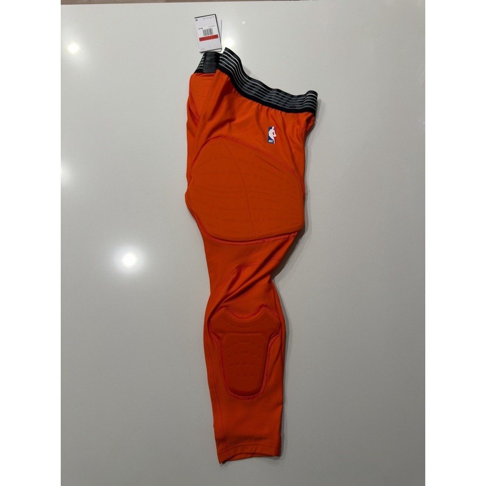 Nike Pro Hyperstrong NBA Padded Compression Tights 881963-891 Orange Mens LT